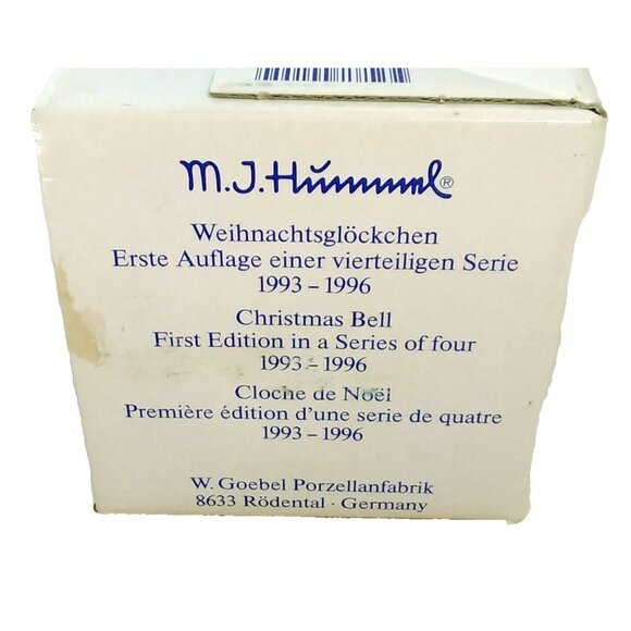 Goebel MJ Hummel First Edition 1993 Christmas Bell Celestial Musician - Picture 11 of 12
